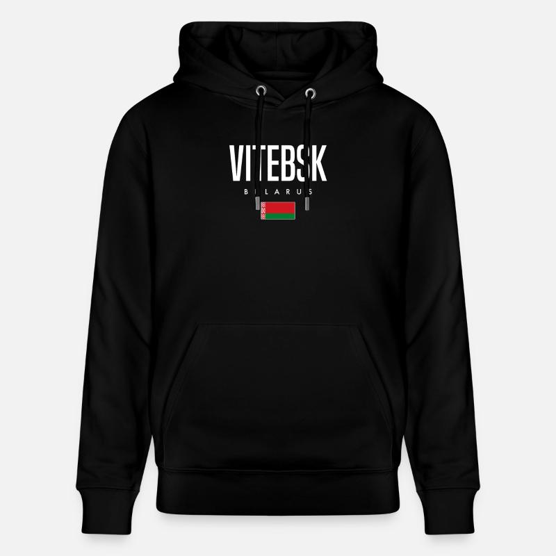 Vitebsk, Biélorussie, Biélorussie - Sweat à capuche bio CRUISER Stanley/Stella Unisexe - noir