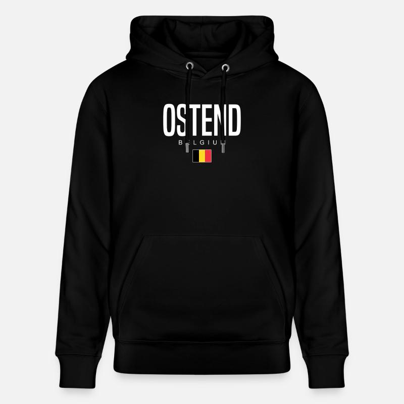 Ostende, Belgique - Sweat à capuche bio CRUISER Stanley/Stella Unisexe - noir