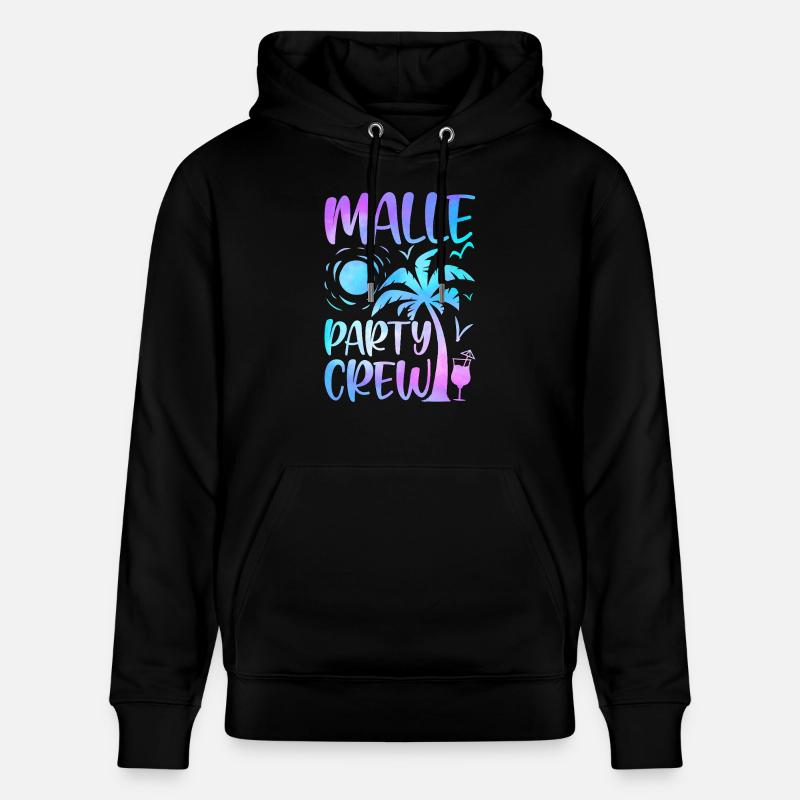 Malle Party Crew - Sweat à capuche bio CRUISER Stanley/Stella Unisexe - noir