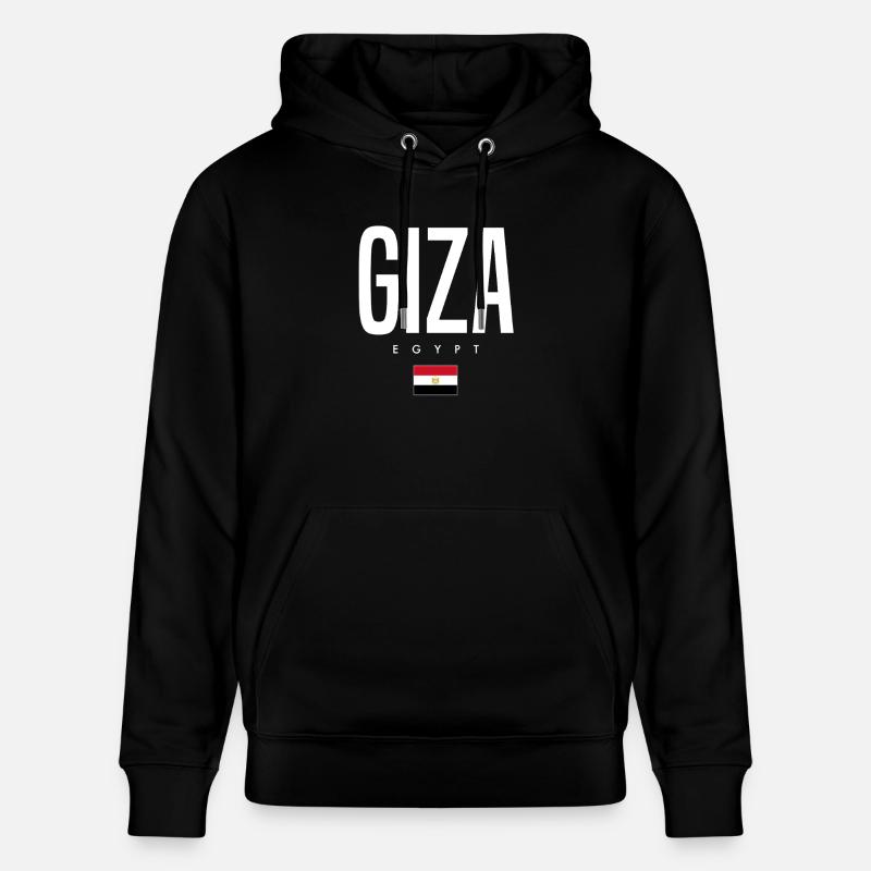 Gizeh, Égypte - Sweat à capuche bio CRUISER Stanley/Stella Unisexe - noir