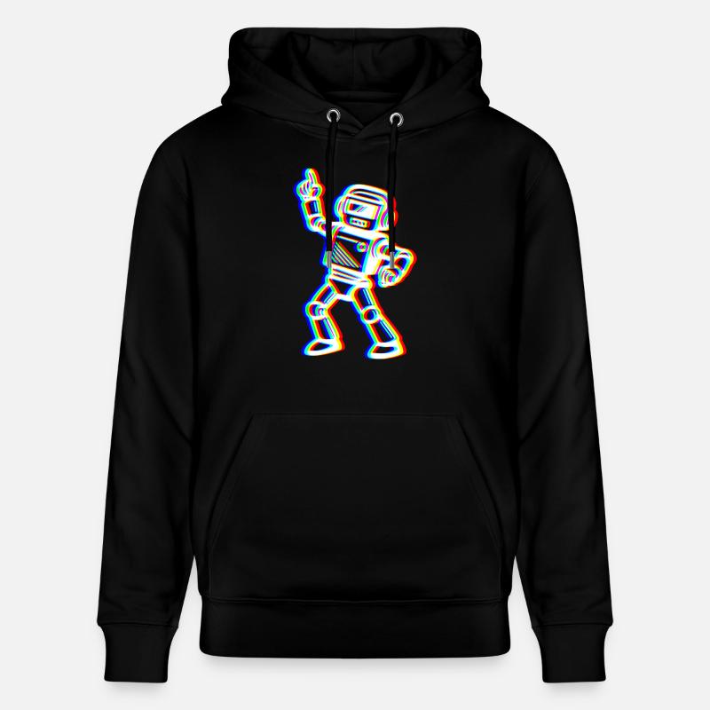 Bot Glitch – Ton Rythme! - Sweat à capuche bio CRUISER Stanley/Stella Unisexe - noir