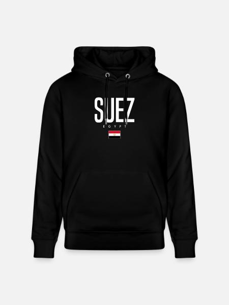 Suez Egypt - Stanley/Stella CRUISER Unisex Organic Hoodie - black