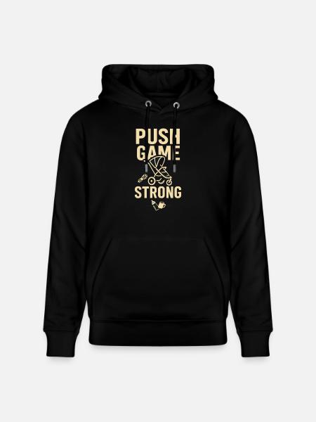 Nursery Dad Fatherhood Pride - Stanley/Stella CRUISER Unisex Organic Hoodie - black