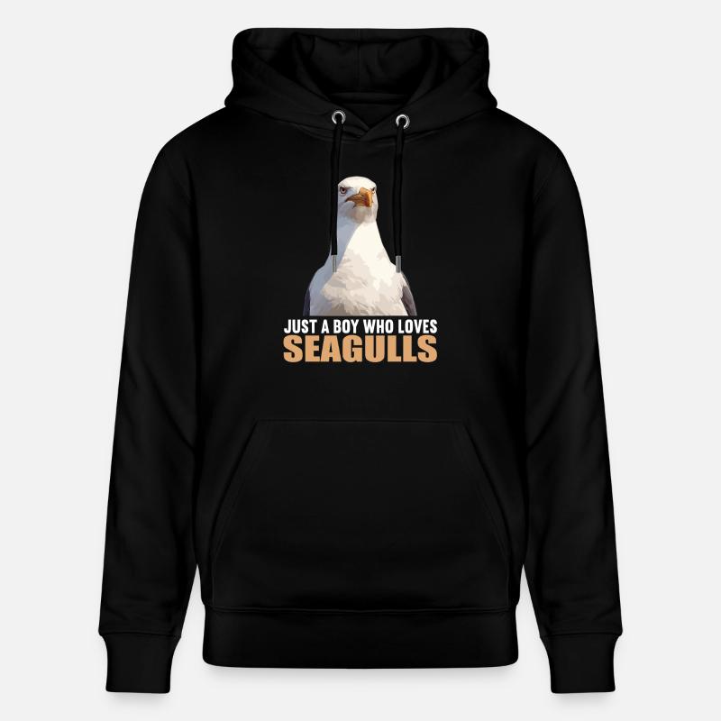 Möwen Möwe - Stanley/Stella Unisex Bio-Hoodie CRUISER  - Schwarz