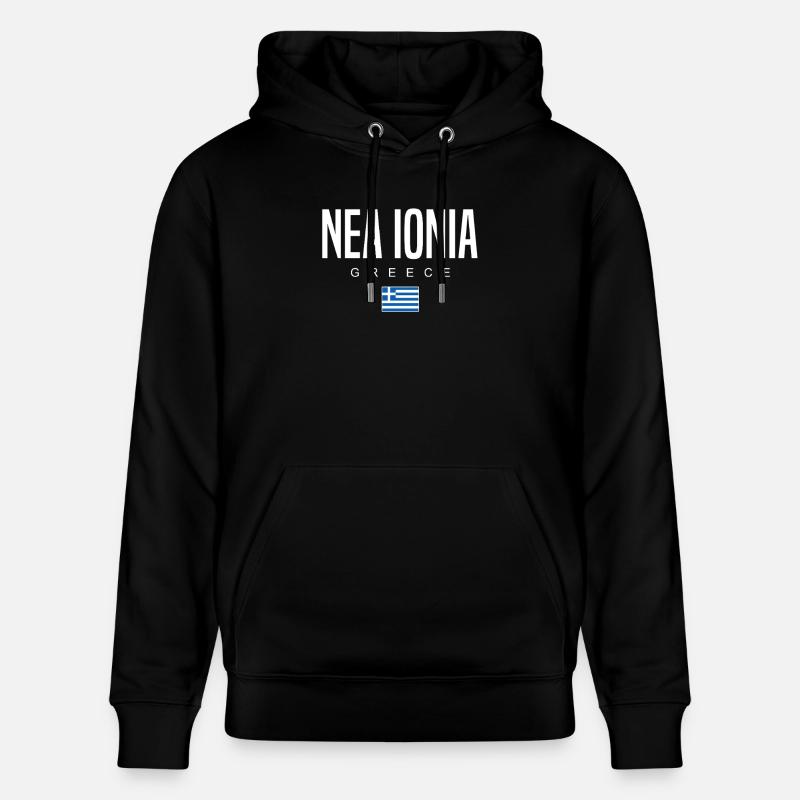 Nea Ionia, Grèce - Sweat à capuche bio CRUISER Stanley/Stella Unisexe - noir