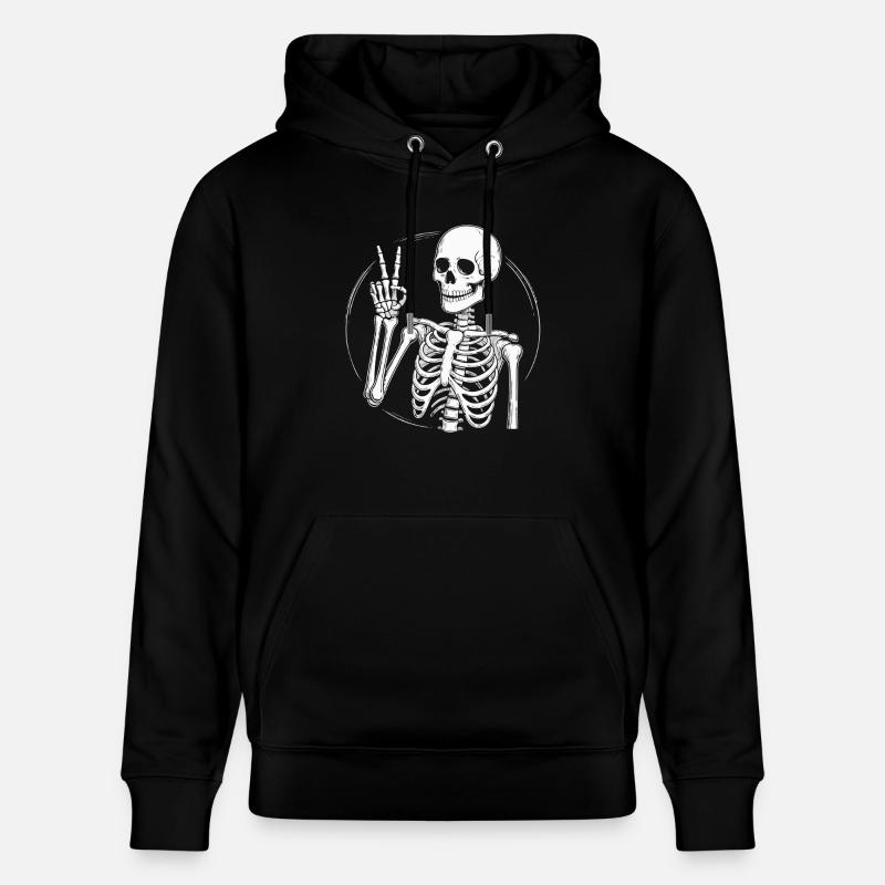 CRÂNE PAIX - Sweat à capuche bio CRUISER Stanley/Stella Unisexe - noir