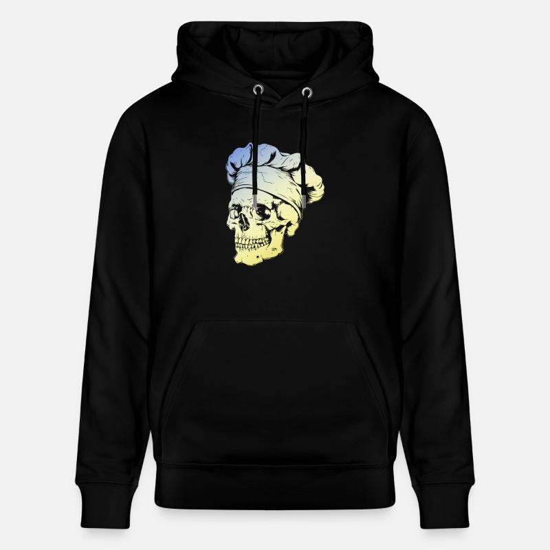 Crâne de chef - Sweat à capuche bio CRUISER Stanley/Stella Unisexe - noir