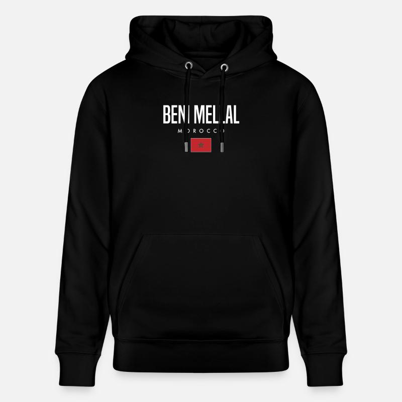 Beni Mellal, Maroc - Sweat à capuche bio CRUISER Stanley/Stella Unisexe - noir
