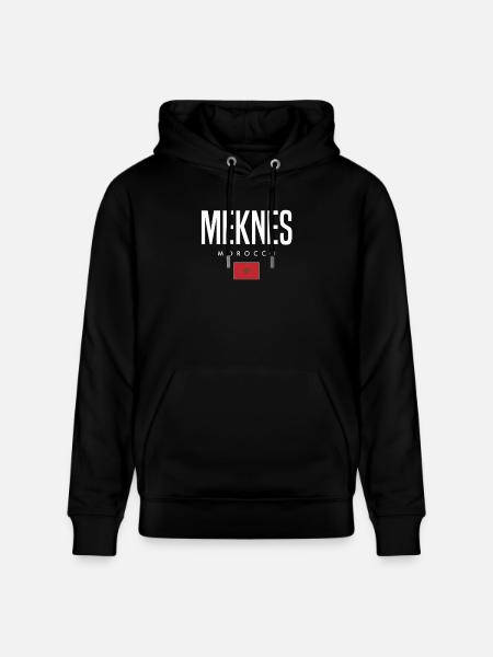 Meknes Morocco - Stanley/Stella CRUISER Unisex Organic Hoodie - black