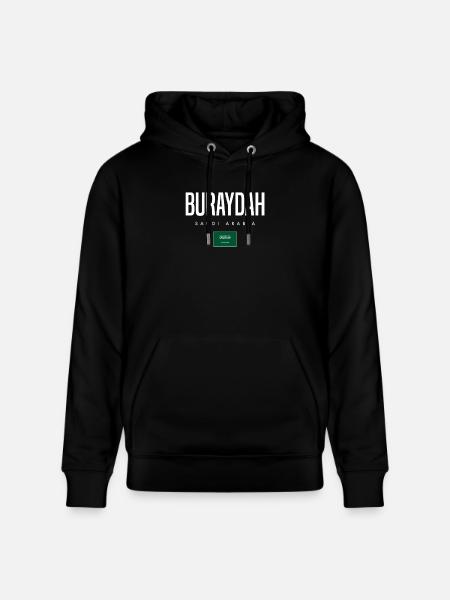 Buraydah Saudi-Arabien - Stanley/Stella Unisex Bio-Hoodie CRUISER  - Schwarz