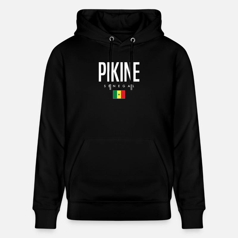 Pikine Sénégal - Sweat à capuche bio CRUISER Stanley/Stella Unisexe - noir