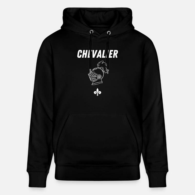 CHEVALIER HEAUME ET LYS - Sweat à capuche bio CRUISER Stanley/Stella Unisexe - noir