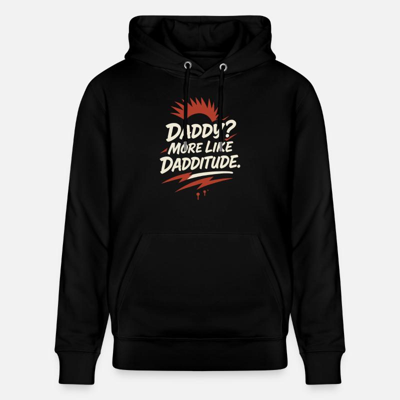 Punk Dad Alternatif Paternité Rebelle - Sweat à capuche bio CRUISER Stanley/Stella Unisexe - noir