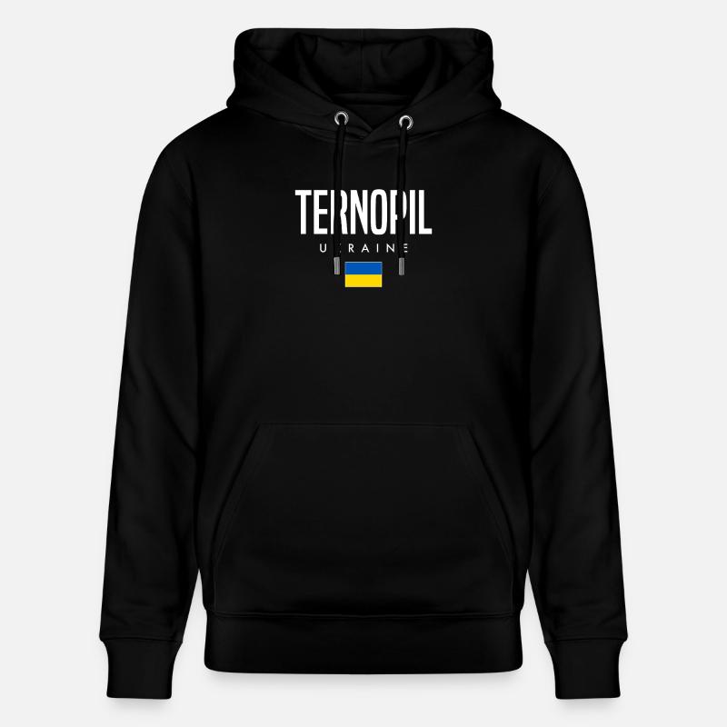 Ternopil, Ukraine - Sweat à capuche bio CRUISER Stanley/Stella Unisexe - noir