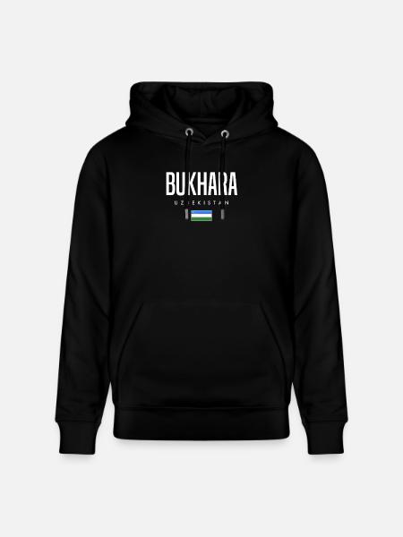 Boukhara, Ouzbékistan - Sweat à capuche bio CRUISER Stanley/Stella Unisexe - noir
