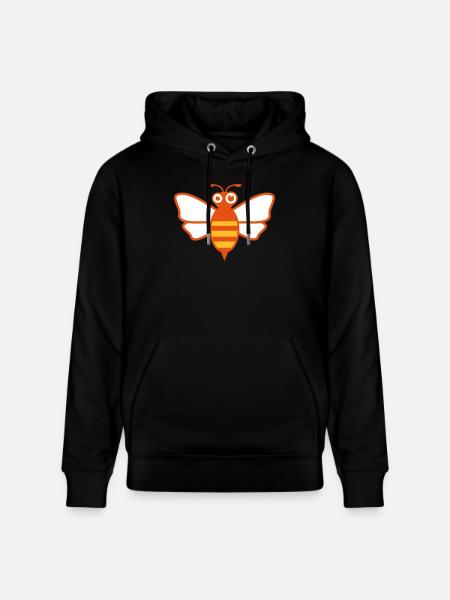 Abeille - Sweat à capuche bio CRUISER Stanley/Stella Unisexe - noir