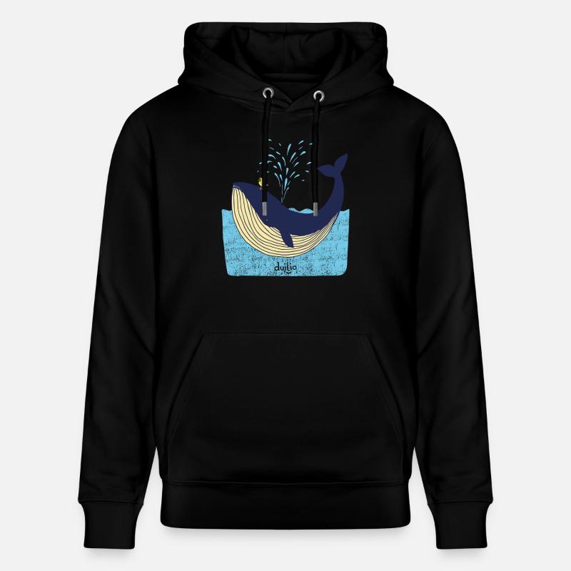 duilio wal - Stanley/Stella Unisex Bio-Hoodie CRUISER  - Schwarz