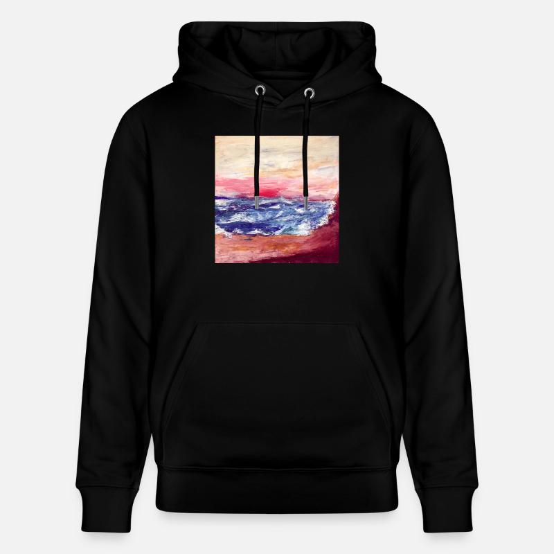 Meer1 - Sweat à capuche bio CRUISER Stanley/Stella Unisexe - noir