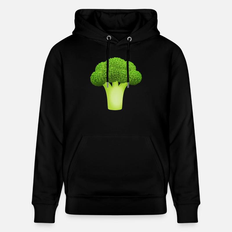 brocoli vegetable008 - Sweat à capuche bio CRUISER Stanley/Stella Unisexe - noir