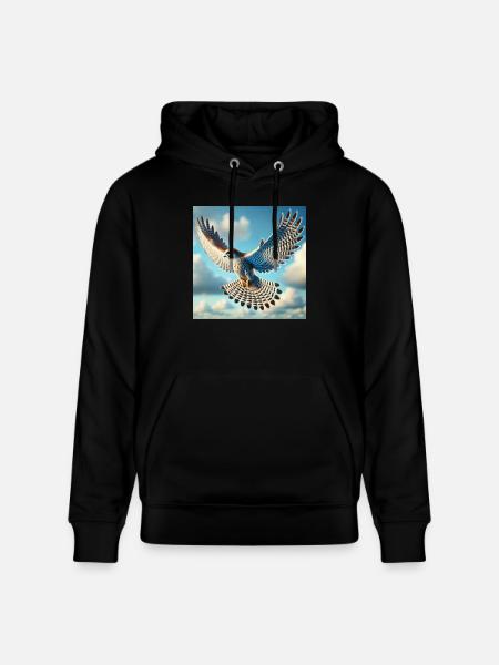 Falcon - Stanley/Stella CRUISER Unisex Organic Hoodie - black