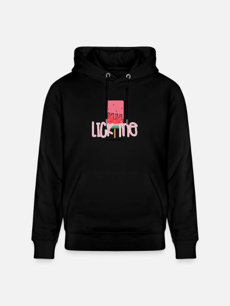 Lick me - Stanley/Stella CRUISER Unisex Organic Hoodie - black