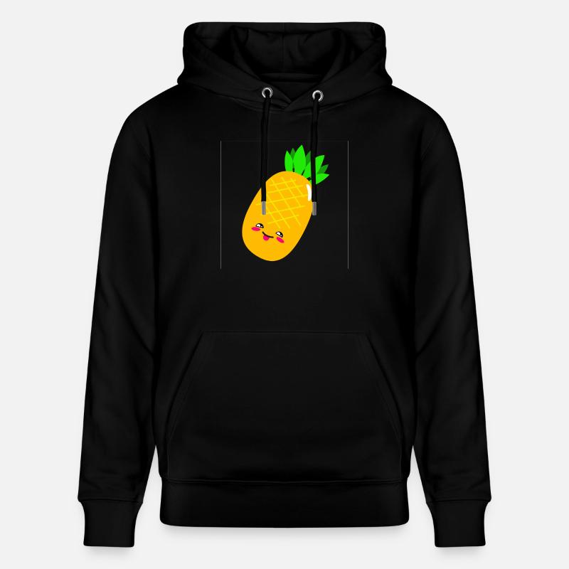 ananas - Sweat à capuche bio CRUISER Stanley/Stella Unisexe - noir