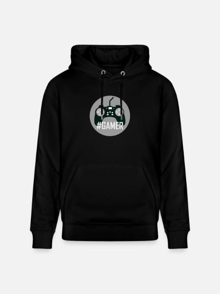 Gamer - Stanley/Stella Unisex Bio-Hoodie CRUISER  - Schwarz