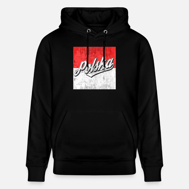 Pologne - Sweat à capuche bio CRUISER Stanley/Stella Unisexe - noir
