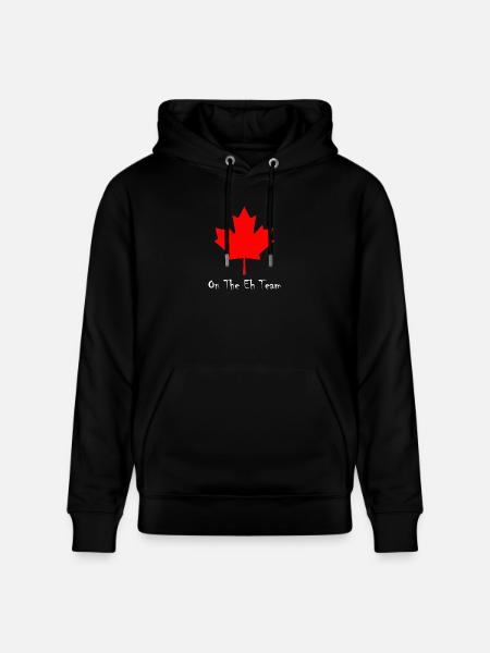 On The Eh Team - Canada - Stanley/Stella CRUISER Unisex Organic Hoodie - black