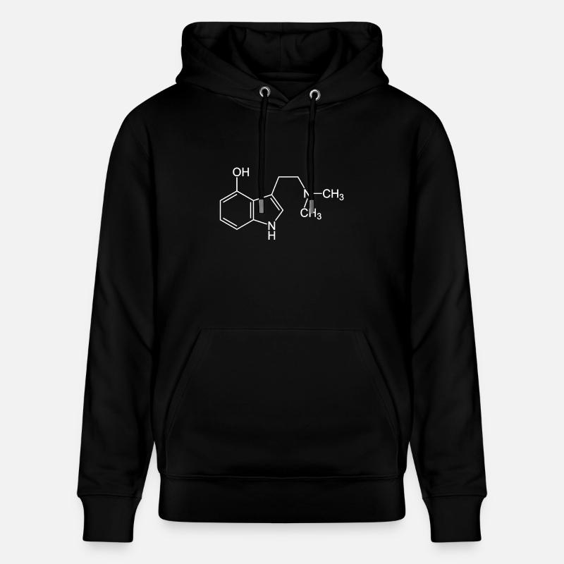 Psilocine molécule - Sweat à capuche bio CRUISER Stanley/Stella Unisexe - noir