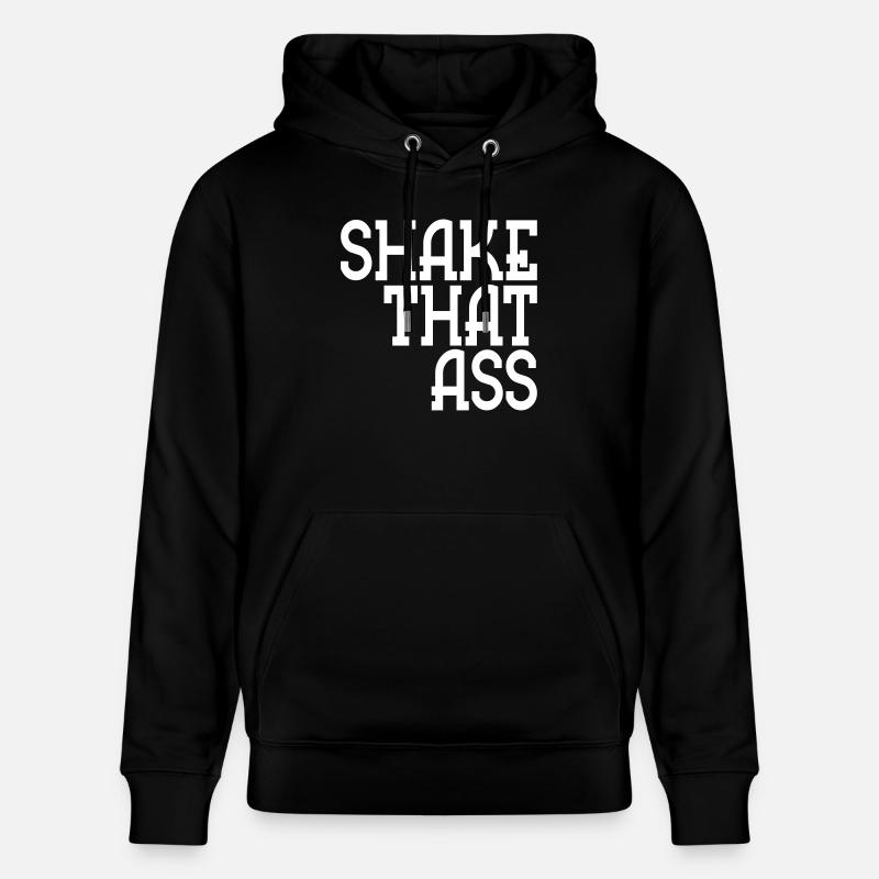 shake that ass - Stanley/Stella Unisex Bio-Hoodie CRUISER  - Schwarz