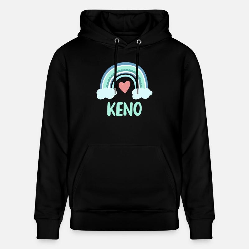 Nom Keno Rainbow Baby - Sweat à capuche bio CRUISER Stanley/Stella Unisexe - noir