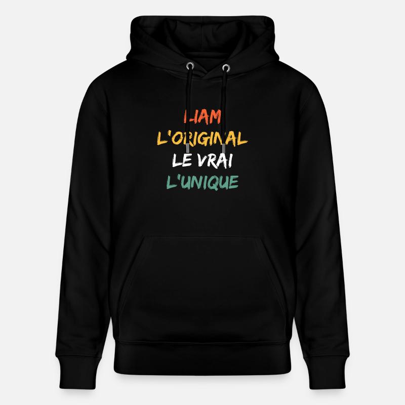 Liam - Sweat à capuche bio CRUISER Stanley/Stella Unisexe - noir