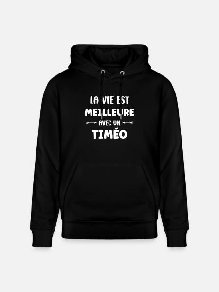 Timo - Sweat à capuche bio CRUISER Stanley/Stella Unisexe - noir