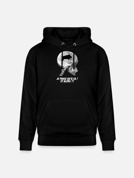 Je pense qu'a ça ! - Sweat à capuche bio CRUISER Stanley/Stella Unisexe - noir