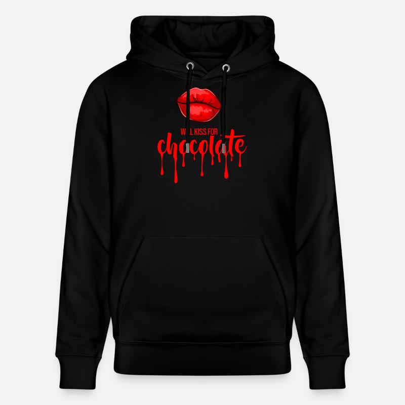 Embrassera pour du chocolat (noir) - Sweat à capuche bio CRUISER Stanley/Stella Unisexe - noir