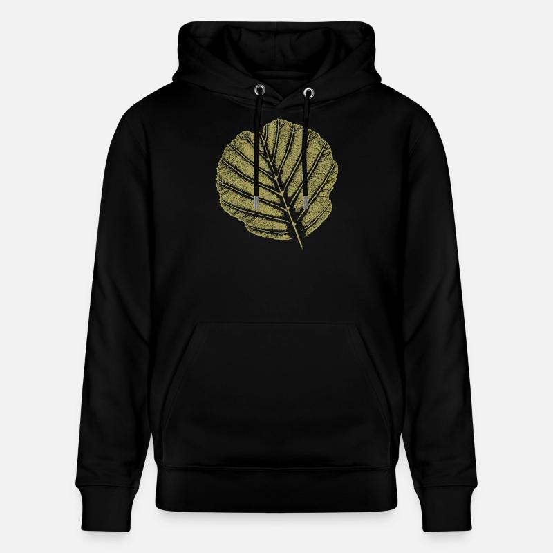 Aulne à feuilles / KHAKI - Sweat à capuche bio CRUISER Stanley/Stella Unisexe - noir
