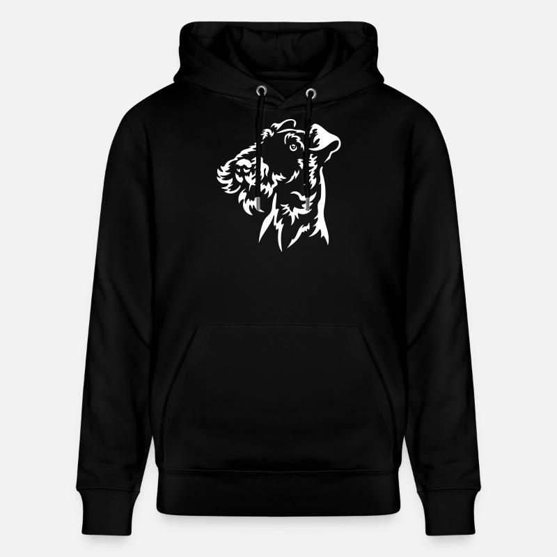 Fox Terrier Head « Black Edition » - Sweat à capuche bio CRUISER Stanley/Stella Unisexe - noir