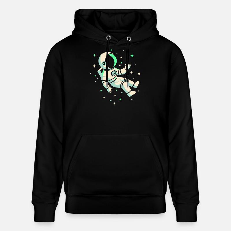 Astronaut - Stanley/Stella Unisex Bio-Hoodie CRUISER  - Schwarz