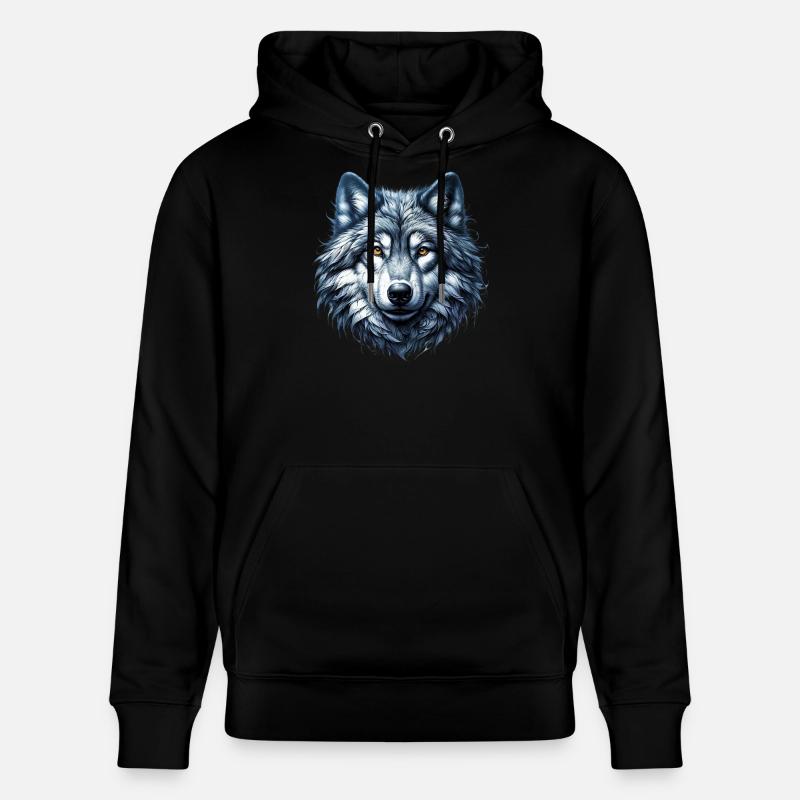 Loup - Sweat à capuche bio CRUISER Stanley/Stella Unisexe - noir
