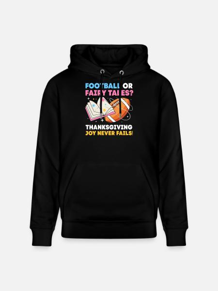 Thanksgiving Gender Reveal Werdende Mutter - Stanley/Stella Unisex Bio-Hoodie CRUISER  - Schwarz