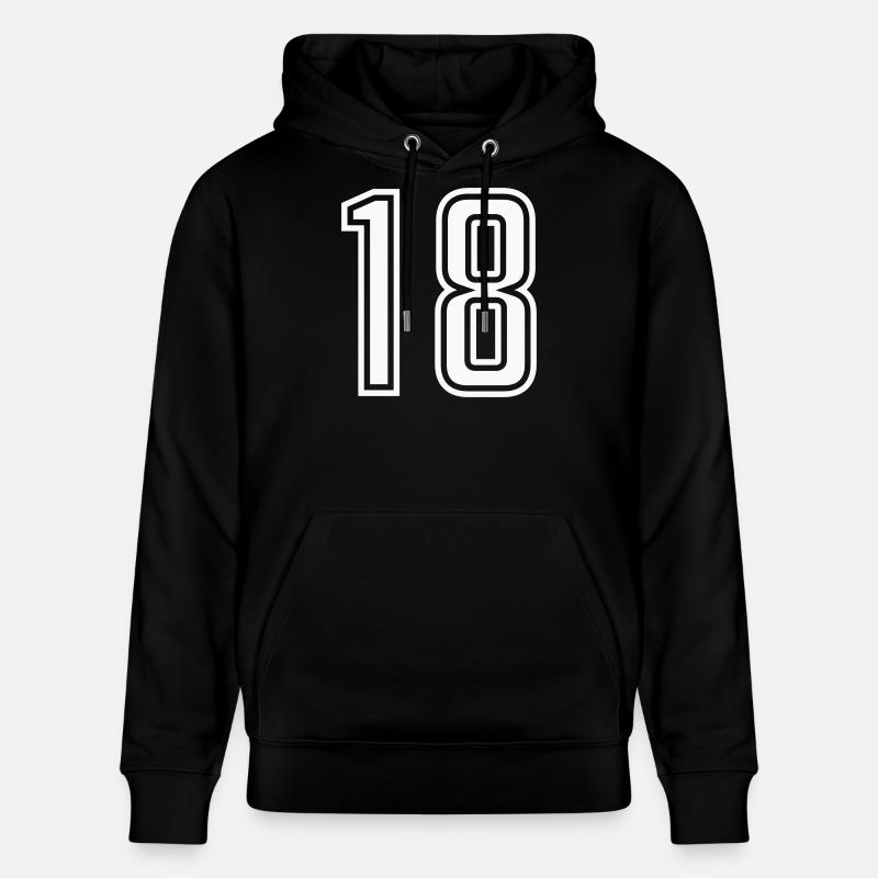 18 - Stanley/Stella Unisex Bio-Hoodie CRUISER  - Schwarz