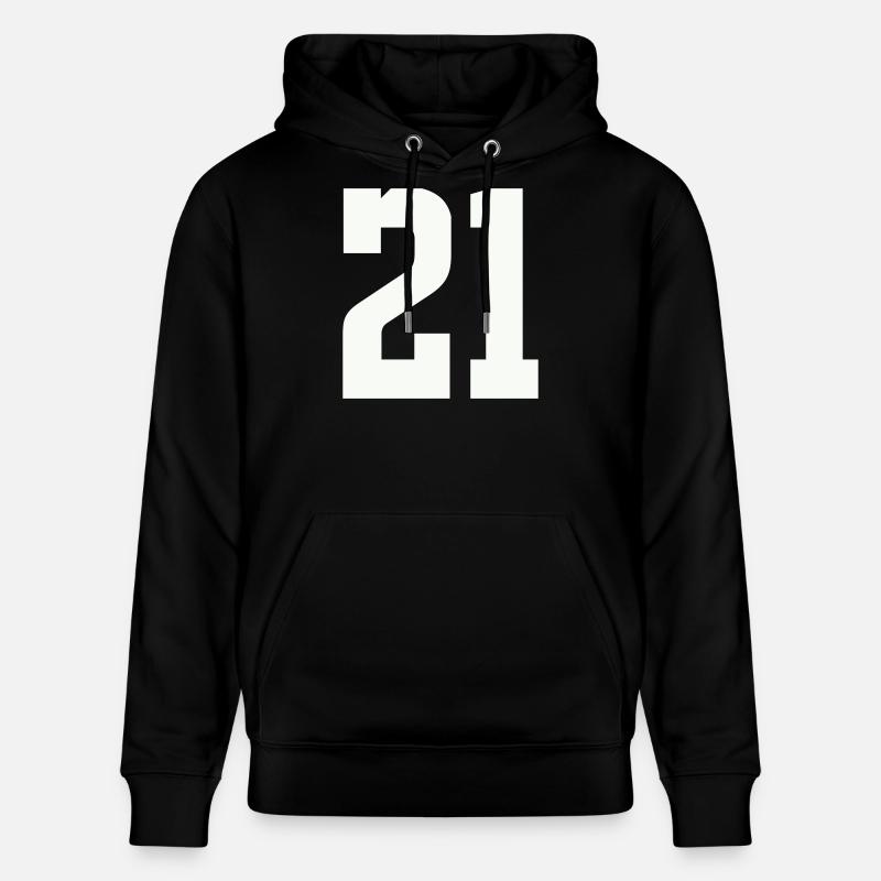 21 - Stanley/Stella Unisex Bio-Hoodie CRUISER  - Schwarz