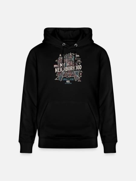 My Hood Kiel - Stanley/Stella Unisex Bio-Hoodie CRUISER  - Schwarz