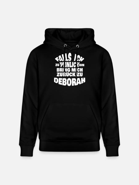 Deborah als JGA - Stanley/Stella Unisex Bio-Hoodie CRUISER  - Schwarz
