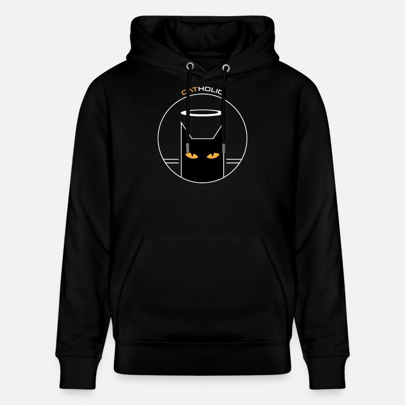 Chat - Sweat à capuche bio CRUISER Stanley/Stella Unisexe - noir