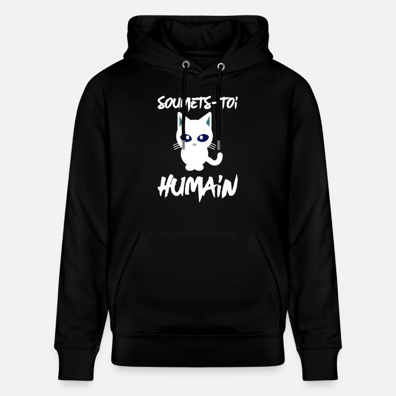"Soumets-Toi Humain" - Sweat à capuche bio CRUISER Stanley/Stella Unisexe - noir