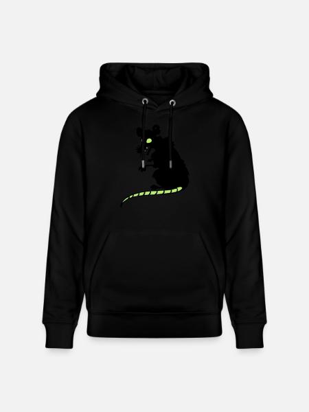Lousy rat - Stanley/Stella CRUISER Unisex Organic Hoodie - black