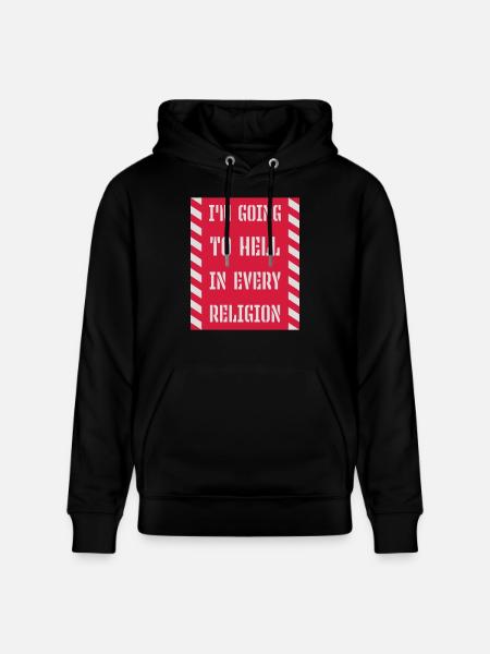 Going to Hell - Stanley/Stella CRUISER Unisex Organic Hoodie - black