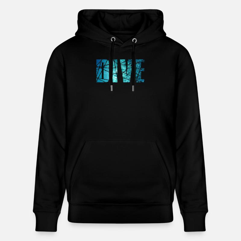 DIVE - Stanley/Stella Unisex Bio-Hoodie CRUISER  - Schwarz
